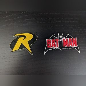 Batman and Robin Patches